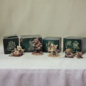 4 Boyd's Bears and Friends Nativity Series # 3 collectibles